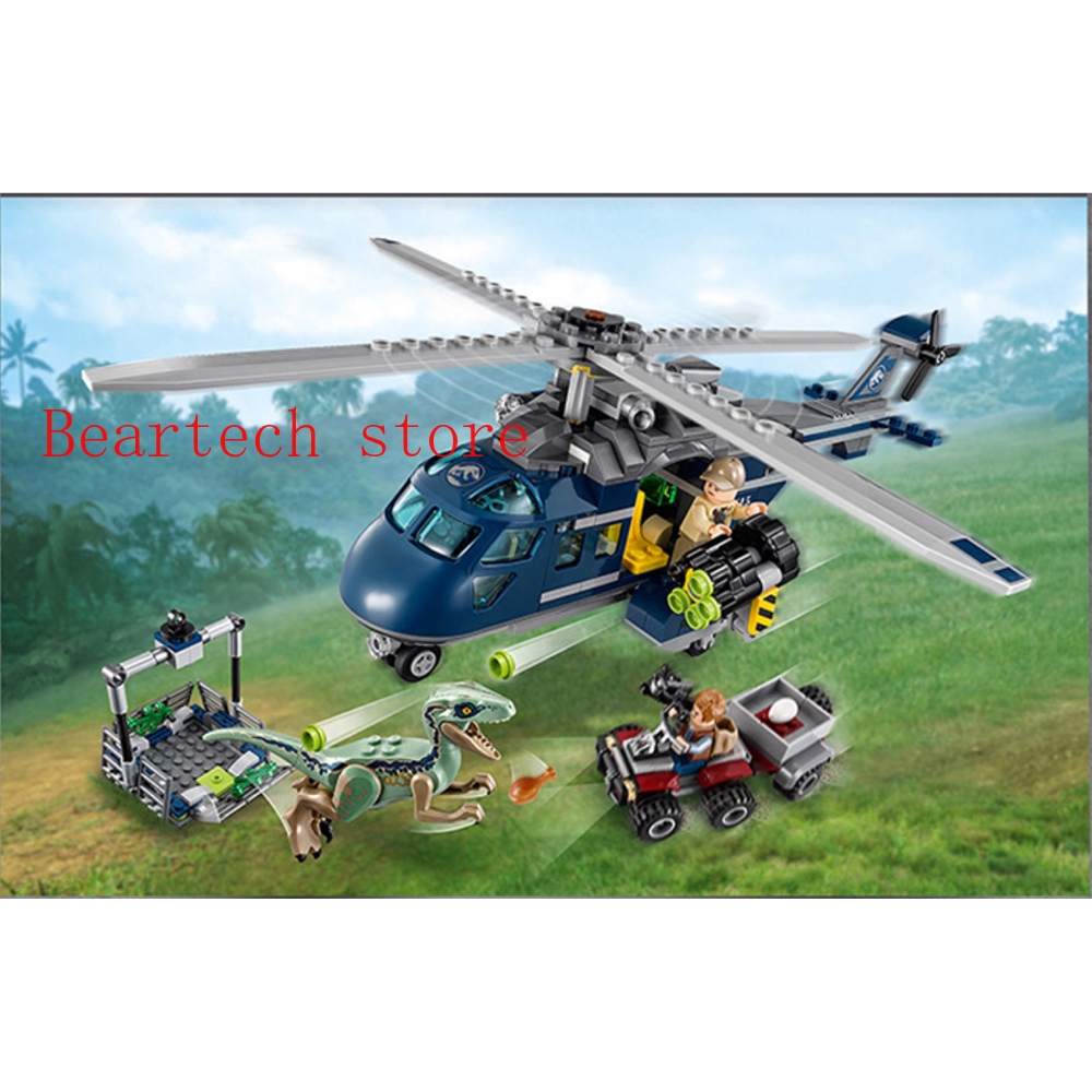 jurassic lego helicopter
