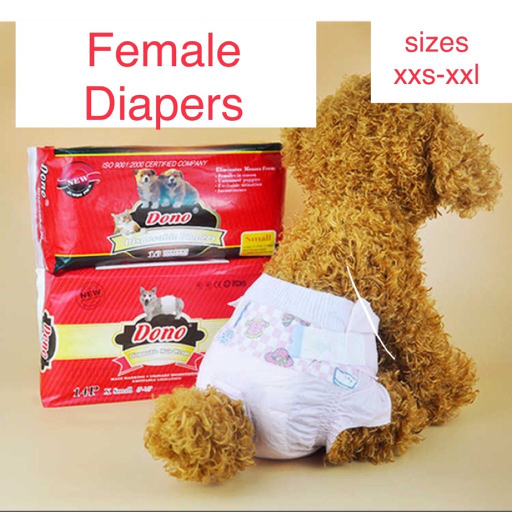 Dono Female Dog Diapers (4 bags free delivery) Shopee