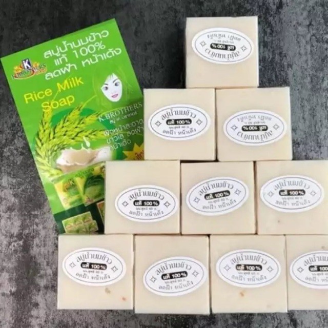 Thailand ORIGINAL Rice Soap 12 PCS Shopee Singapore
