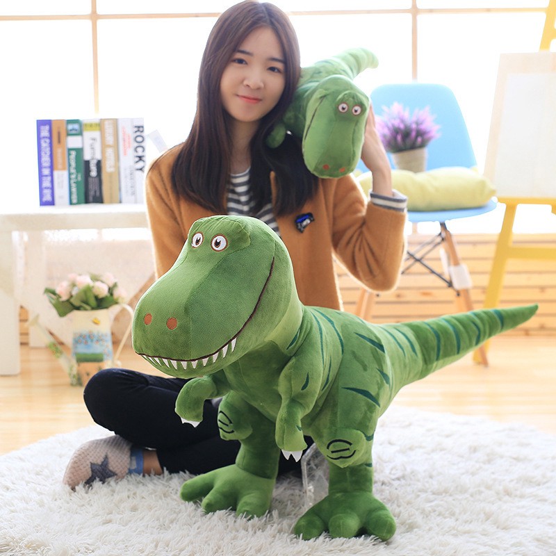 40cm Dinosaur Plush Toys Cartoon Tyrannosaurus For Kids Children Boys - 46pcsset hot roblox characters games figma oyuncak figure