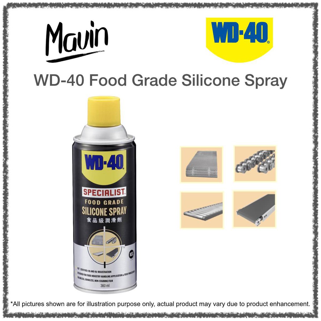 WD40 SPECIALIST FOOD GRADE SILICONE SPRAY WD40 / WD 40 SKU2005231730