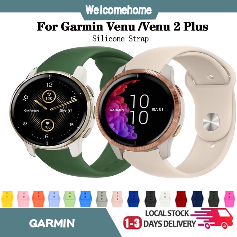 Garmin Venu 2 Plus Smart Watch Strap Soft Silicone Sport Watch band For