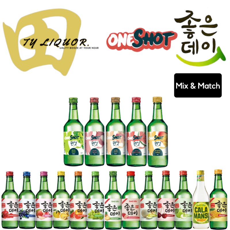 Good Day Soju / ONESHOT Soju [Mix & Match] Shopee Singapore