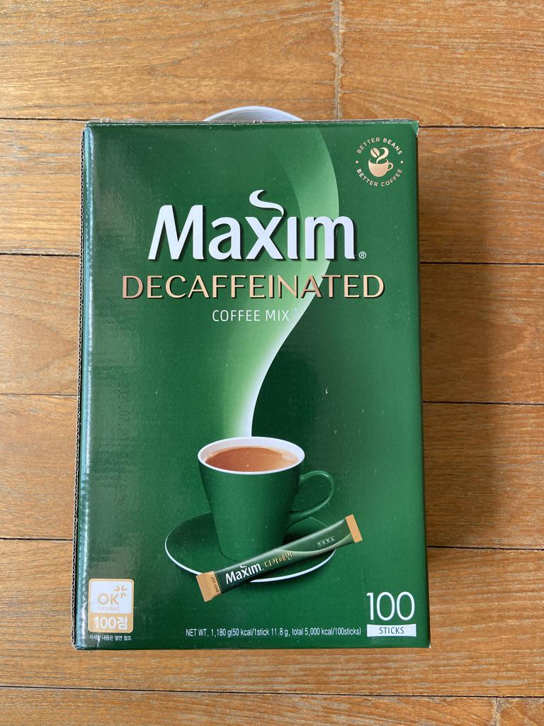 Maxim Decaffeinated Coffee Mix Stick 100T Shopee Singapore