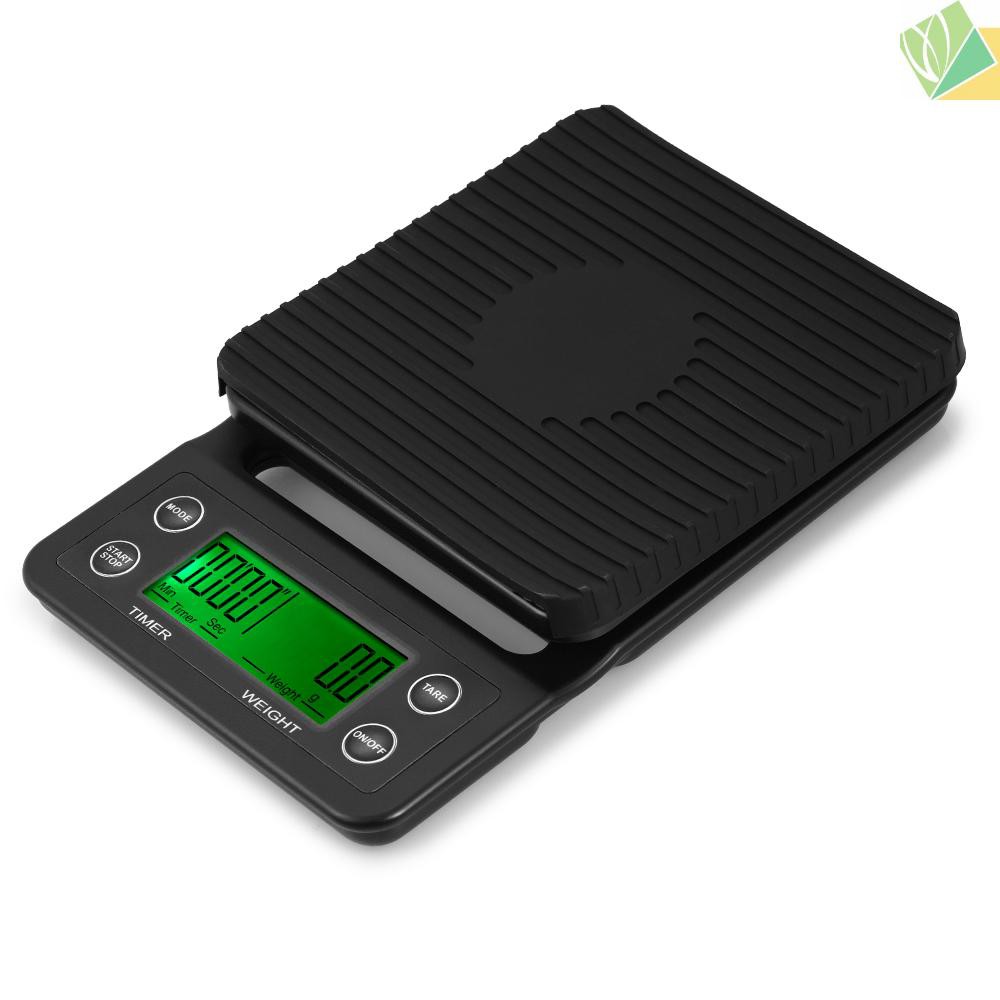 Sici 5kg 0 5g Coffee Drip Scale Accurate Electric Kitchen Scale With Large Clear Lcd Display Coffee Scale With Timer And Tare Function Shopee Singapore