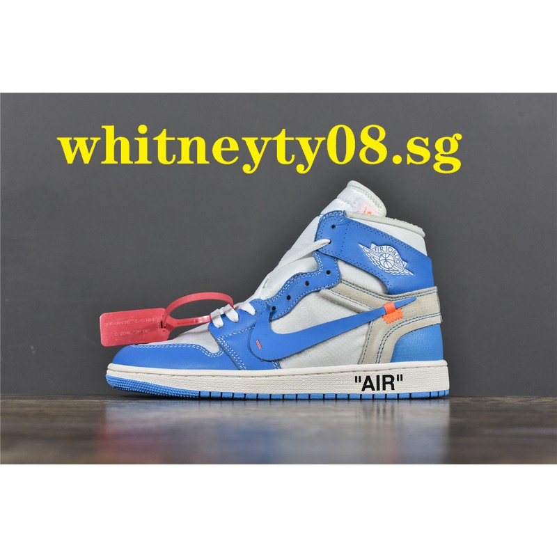 air jordan 1 north carolina off white