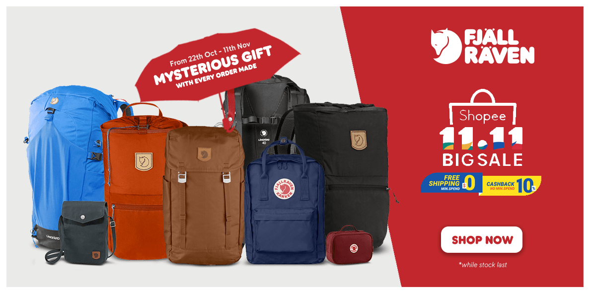 Fjallraven Official, Online Shop Shopee Singapore