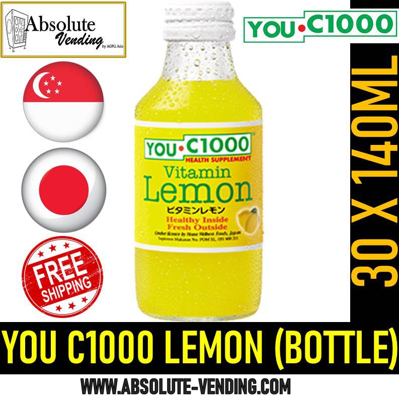 You C1000 Vitamin Lemon 140ml X 30 Bottle Free Delivery Within 3 Working Days Shopee Singapore