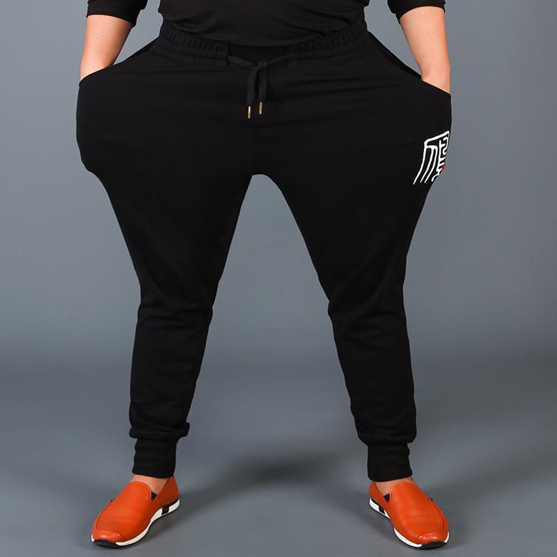 cotton plus size joggers