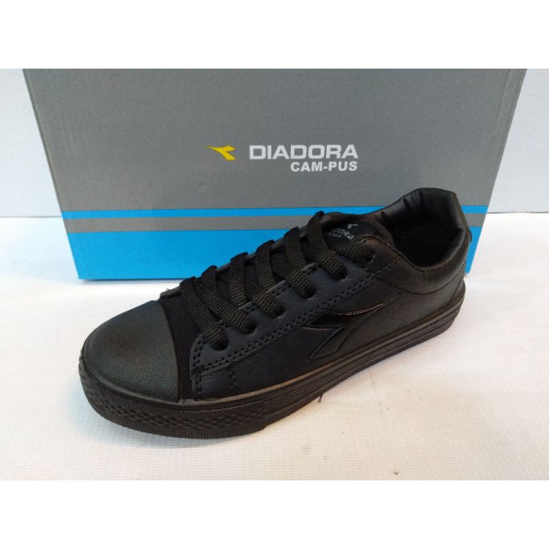 diadora black school shoes