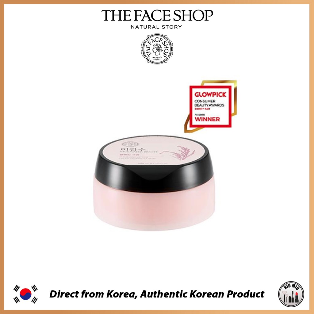 korean rice water for face