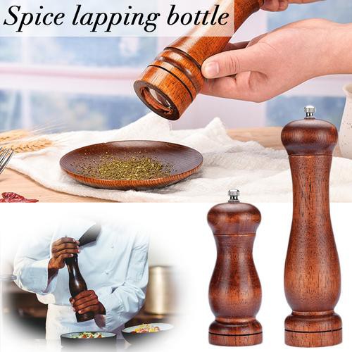 Solid Wood Manual Pepper Black Pepper Grinder Shopee Singapore