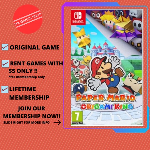 paper mario switch game