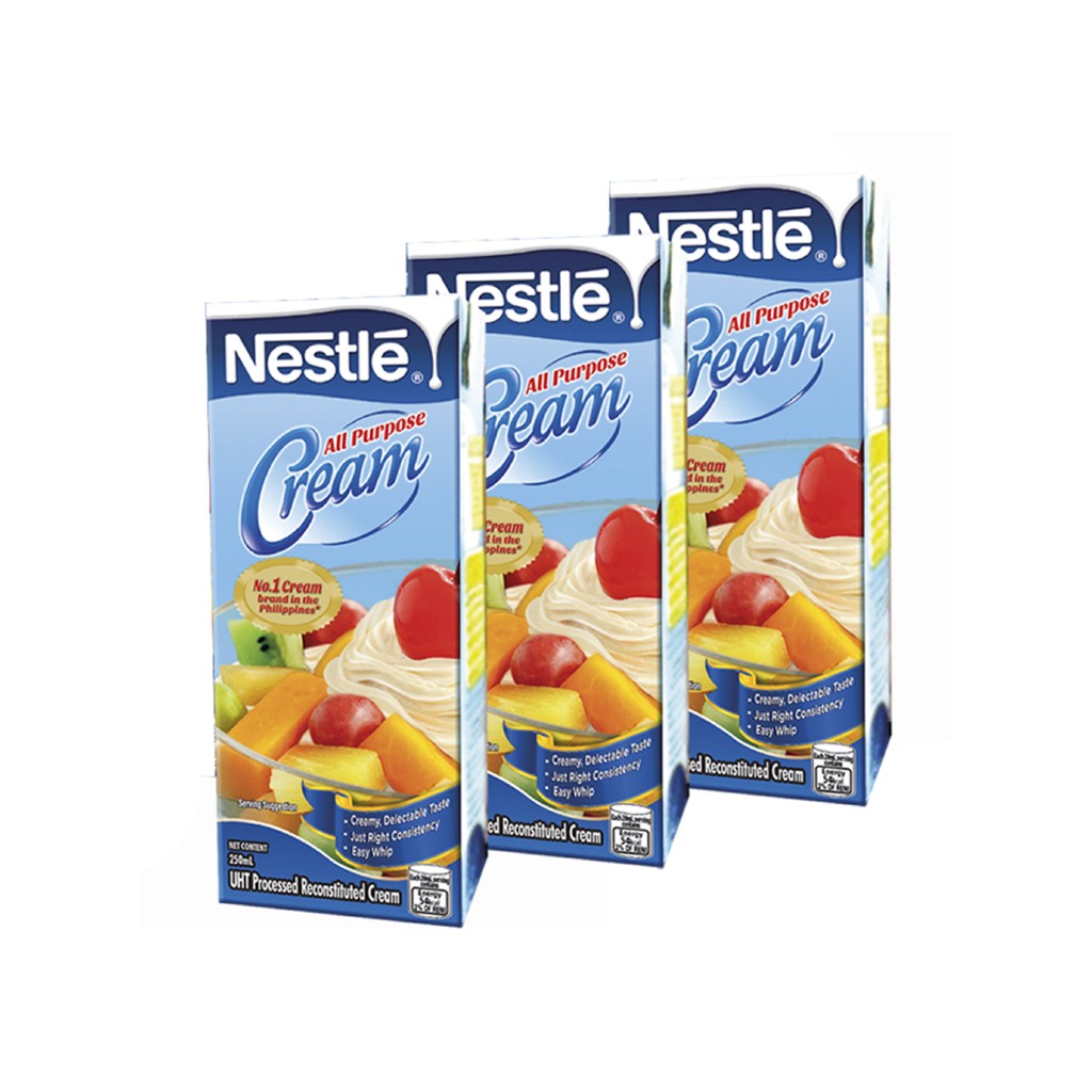 Nestle All Purpose Cream 250ml Pack Of 3 Shopee Singapore