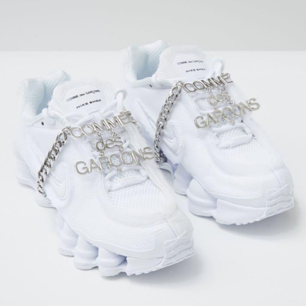 commes des garcons nike shox