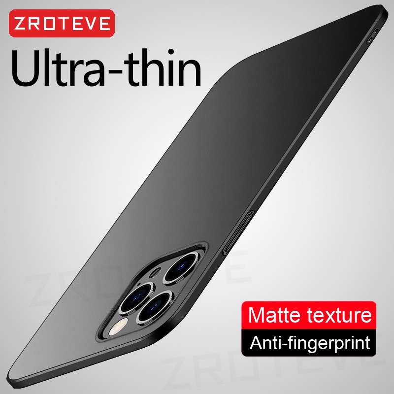 For iPhone13 Case ZROTEVE Luxury Ultra Slim Frosted Hard PC Cover For iPhone 13 11 12 Pro Max iPhone11 iPhone12 Mini Phone Cases
