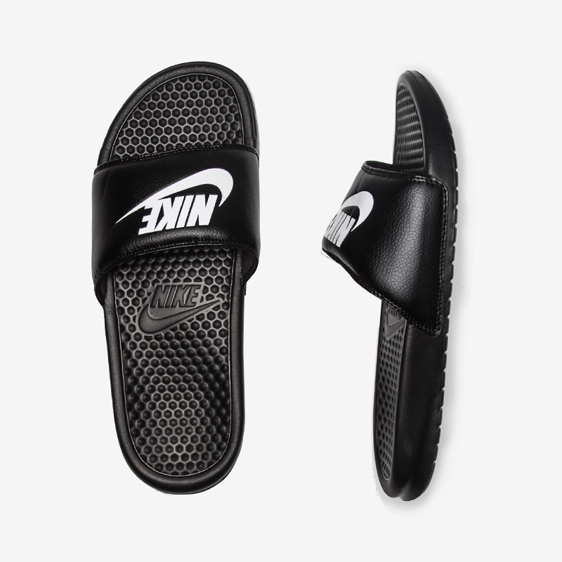 nike benassi black gold
