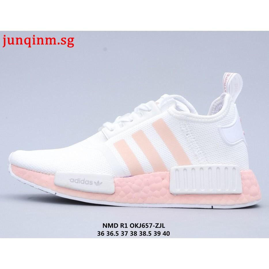 nmd white pink