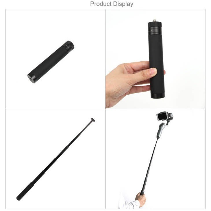 SUNNYLIFE Extension Rod Selfie Stick Monopod Pole for DJI OM 4 OSMO MOBILE 3  / ZHIYUN Smooth 4 Q | Shopee Singapore