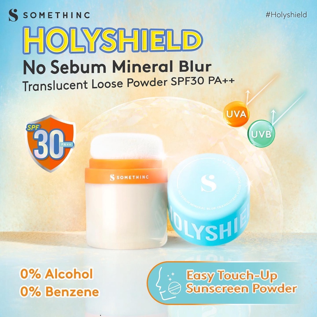 Somethinc No Sebum Mineral Blur Translucent Loose Powder SPF 30 PA++ Shopee Singapore