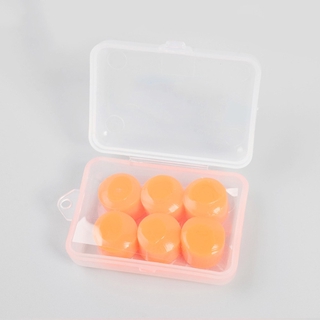 3 Pairs Waterproof Anti-noise Silicone Ear Plugs For Swimming Sleeping #8