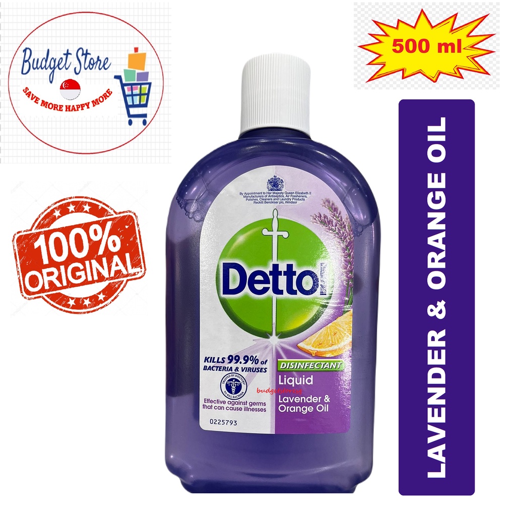 Dettol Disinfectant Liquid Lavender & Orange 500ml Shopee Singapore