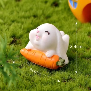 Miniature Cute Rabbit Mini Animal Garden Ornament DIY Home Decoration Dollhouse Decorations #8