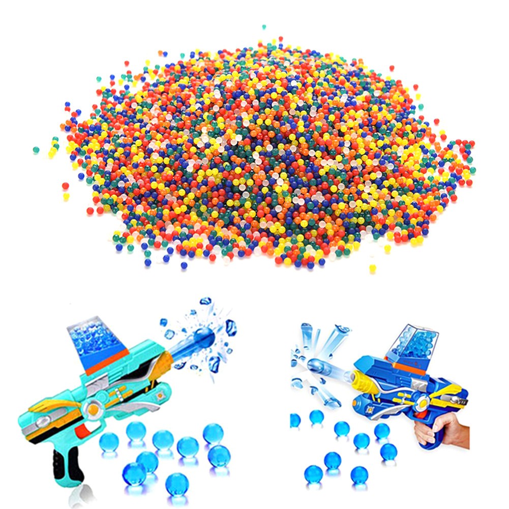 10,000pcs/pack Colored Orbeez Soft Crystal Water Paintball Bullets for