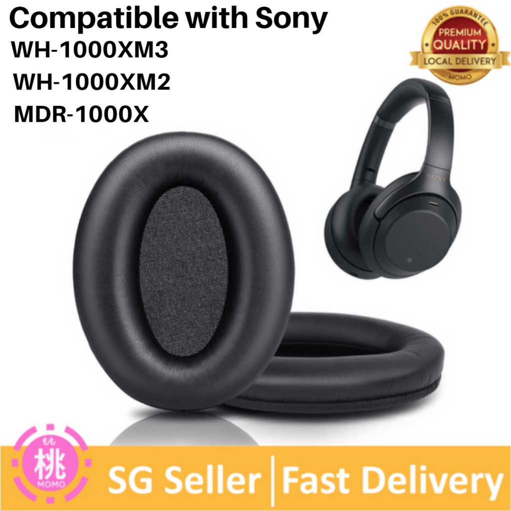 Premium Ear Pads Cushion Replacement, Compatible with Sony WH1000XM3