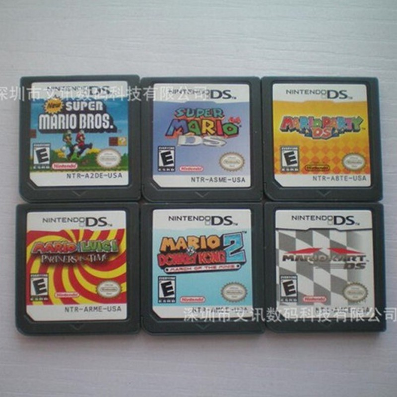 Nintendo 3ds Ndsi Nds Lite Us Edition Game Card Mario Series New Mario Bros Shopee Singapore