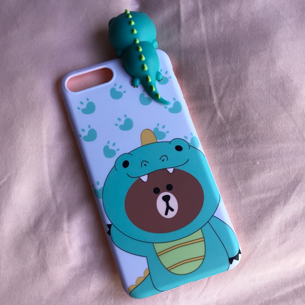 Line Jungle Pang Dino Iphone 7 Case Shopee Singapore