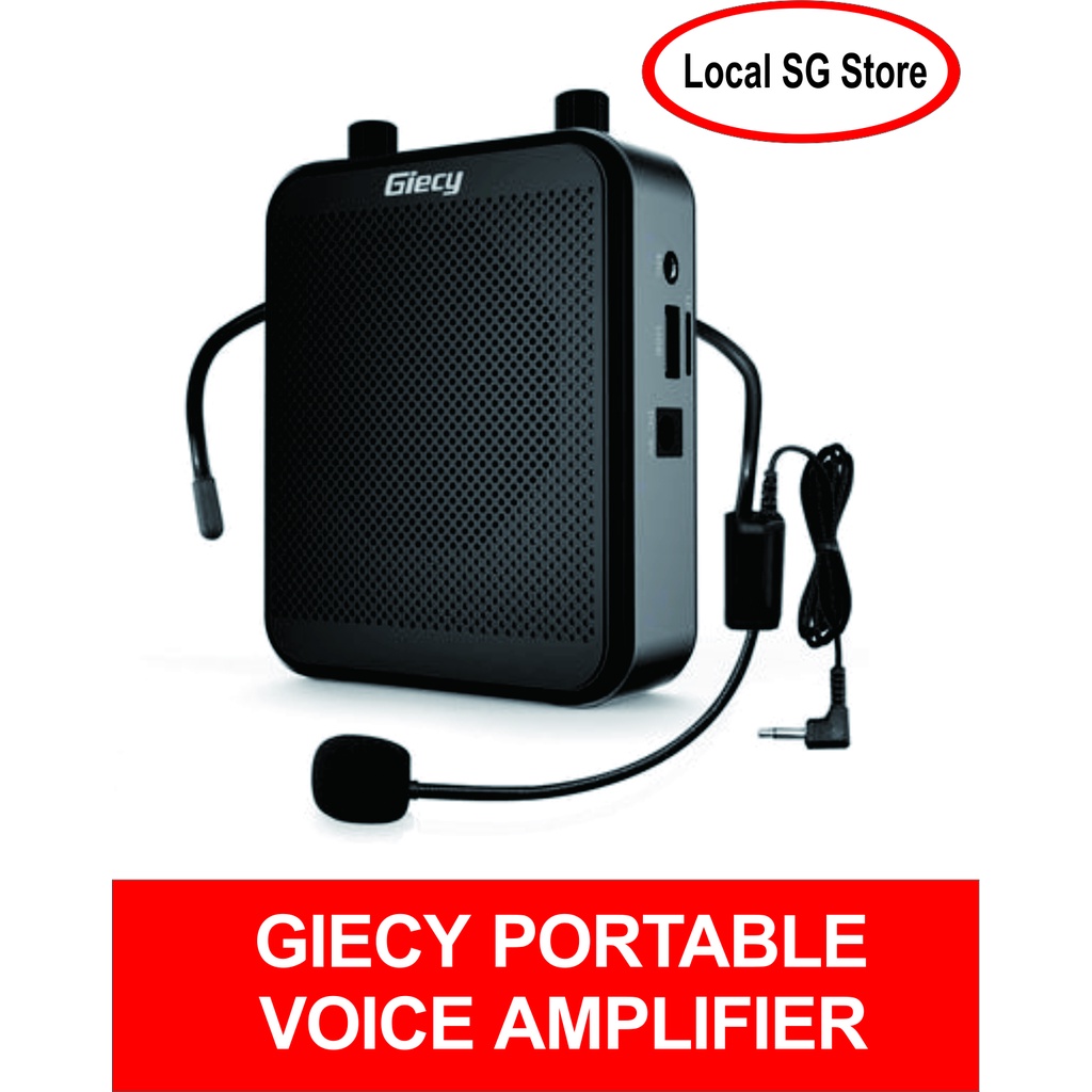 Giecy Portable Voice Amplifier 30W PA System Speaker For Teachers, Show Presenters.2800 mAh battery.12 mth local wty