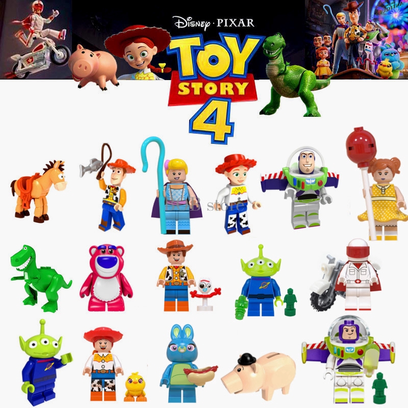 Lego Minifigures Toy Story 4 MINI Figures Building Blocks Toys for Children Shopee Singapore