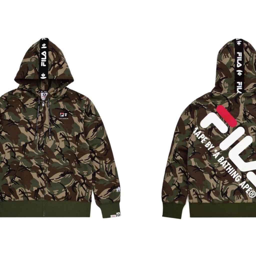 fila camo hoodie