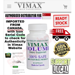 Vimax Canada Male Virility Enhancement Harder Longer Stronger Singapore Distributor Shopee Singapore