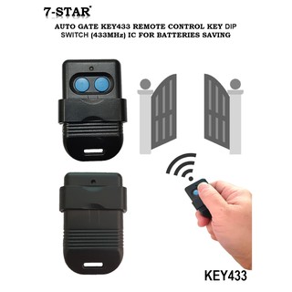 AUTO GATE KEY433 REMOTE CONTROL AUTOGATE KEY DIP SWITCH (433MHz) IC With Batteries Included