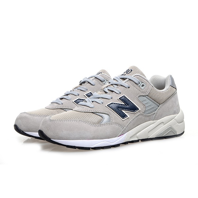 Original New Balance 580 Nb580 Light Grey Men And Women Sport Running Breathable Shoes Shopee Singapore