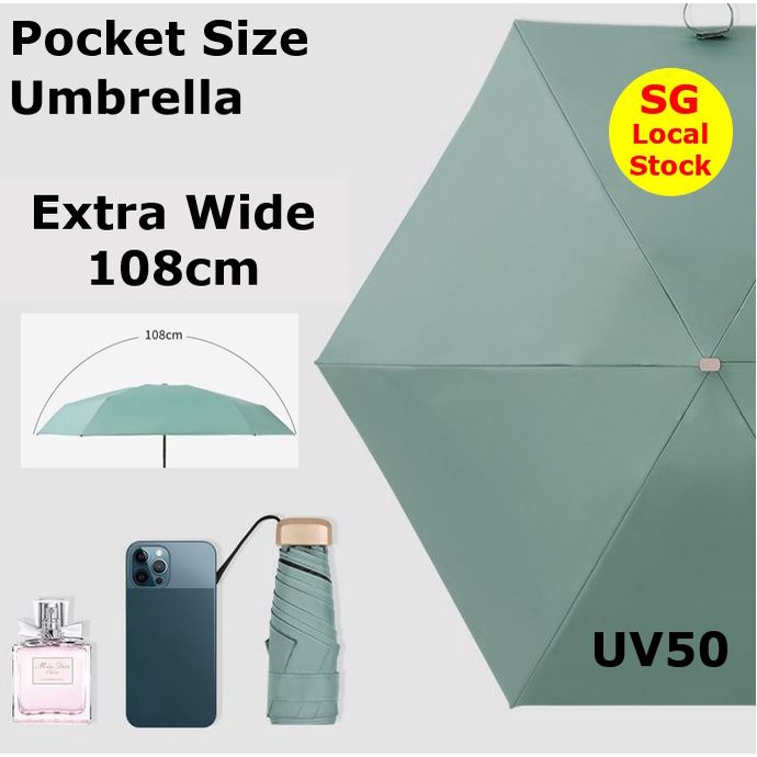 Pocket Size Umbrella UV50 & Light Weight/Small