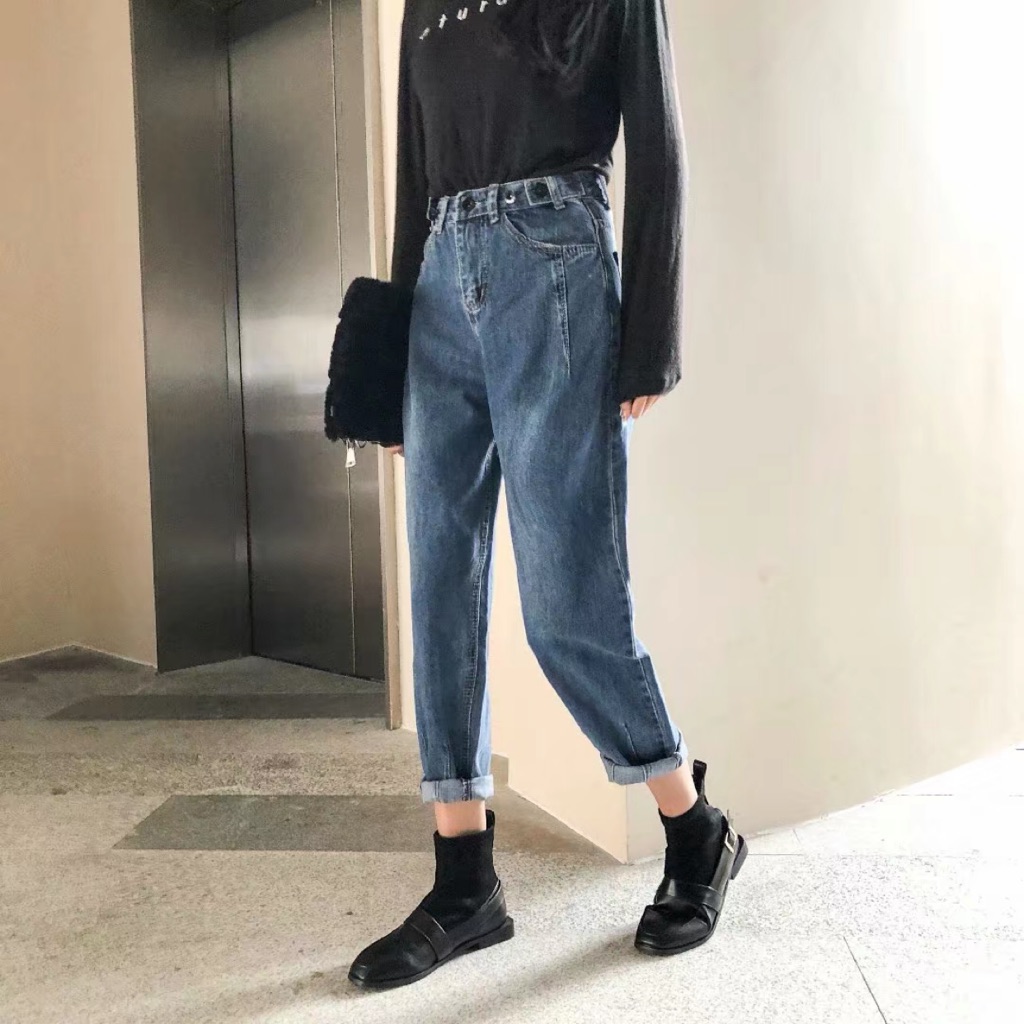  S 5XL Boyfriend Jeans Shopee  Singapore