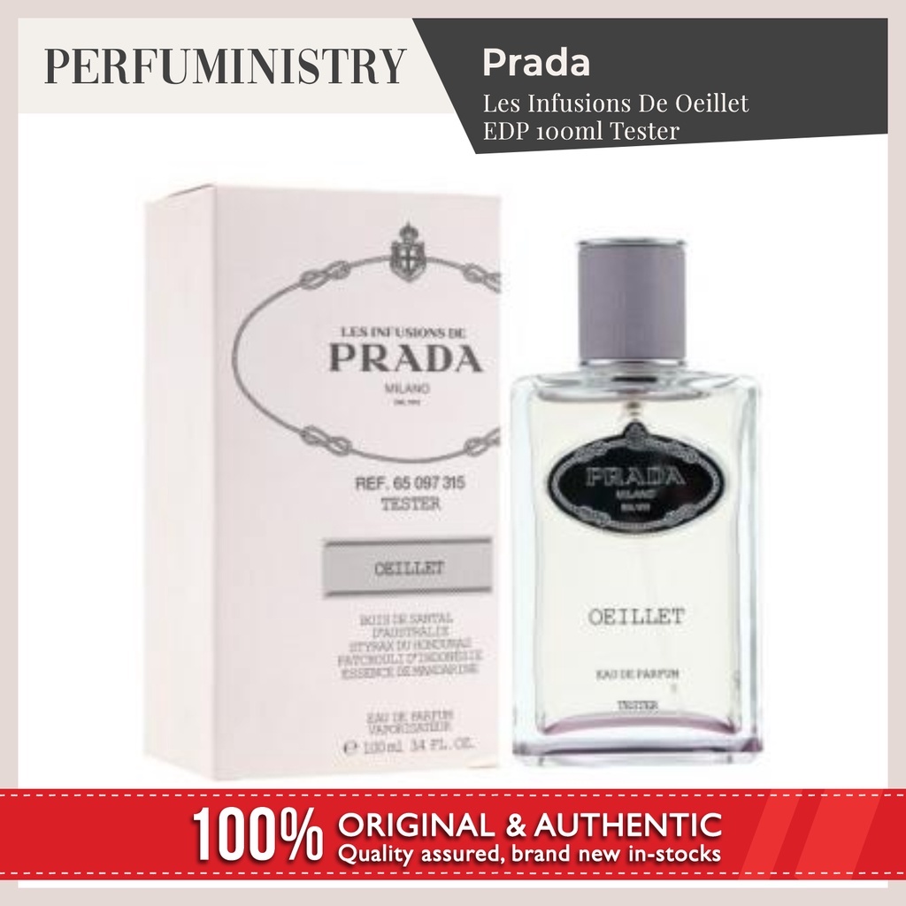 ?? [perfuministry] PRADA LES INFUSION D'OEILLET EDP TESTER / PERFUME /  FRAGRANCE | Shopee Singapore