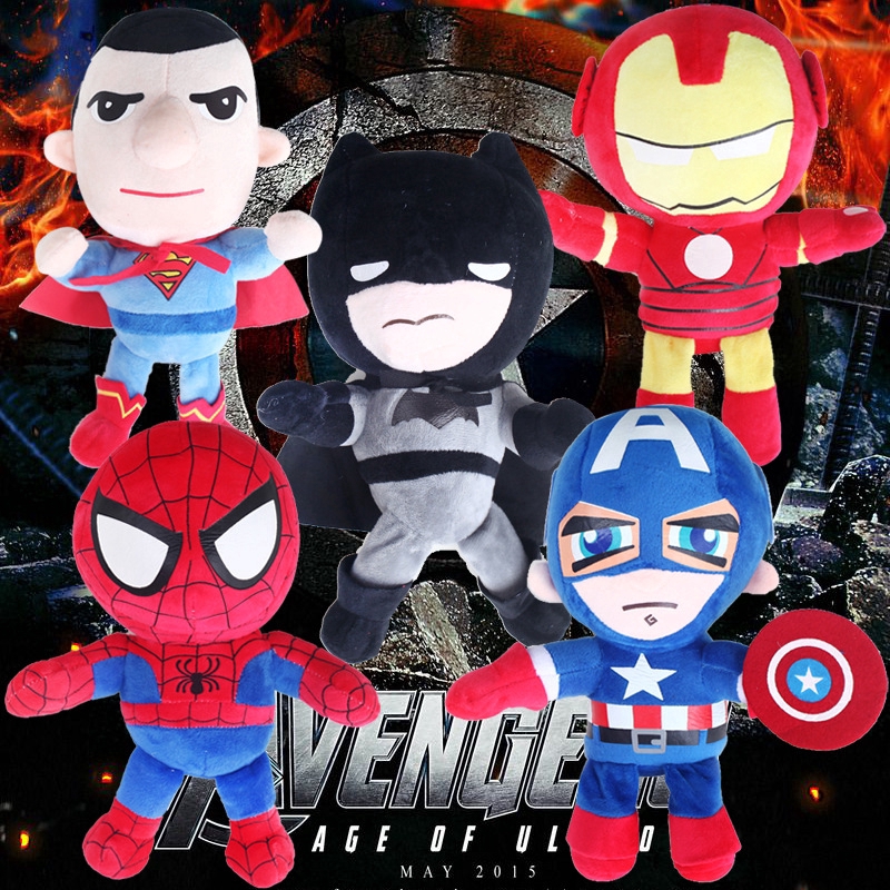 25cm Spider Man Soft Plush Marvel Super Hero Stuffed Toy Doll Gift Collection