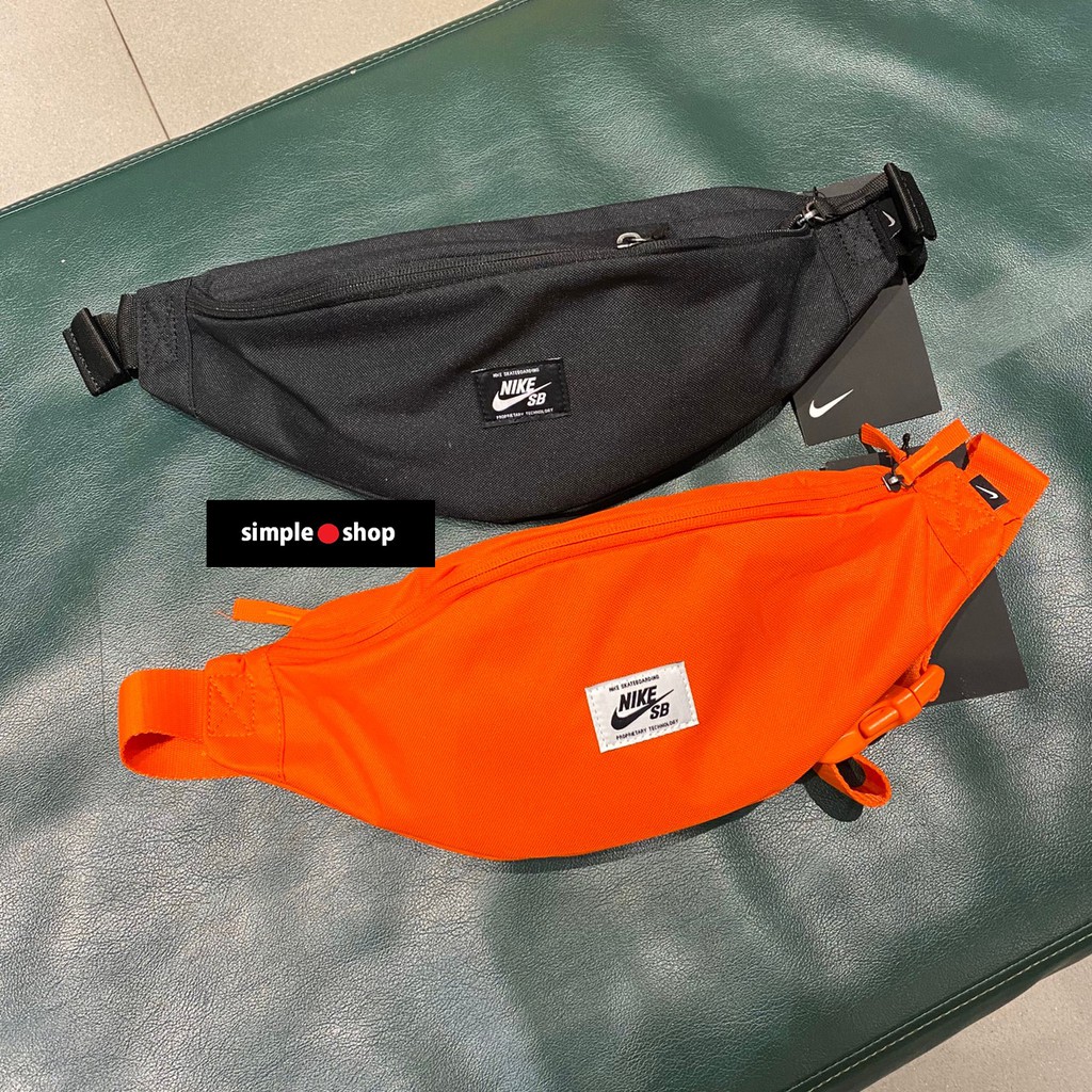 nike orange fanny pack