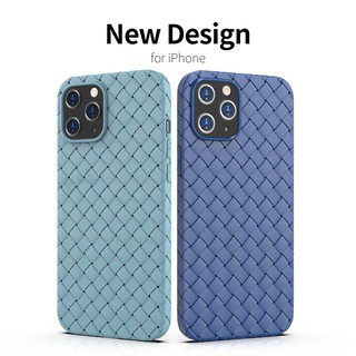 D-for iPhone Xr 2020 Waffle Brand Soft Silicon Cover Case for iPhone 5 Se 6 6S Plus 7 8 8Plus X Xs Xr Max 11 Pro Grid Pattern Phone Coque 