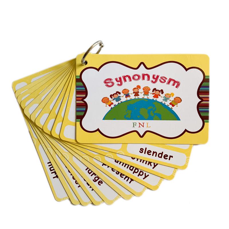 20 Groups English Vocabulary Synonyms Flashcards Learning Toys Kids