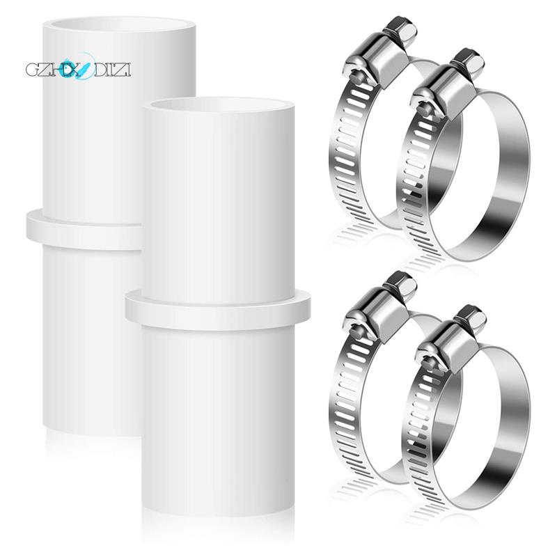 2 Pieces Washing Machine Drain Hose Connectors Washer Extension Adapter