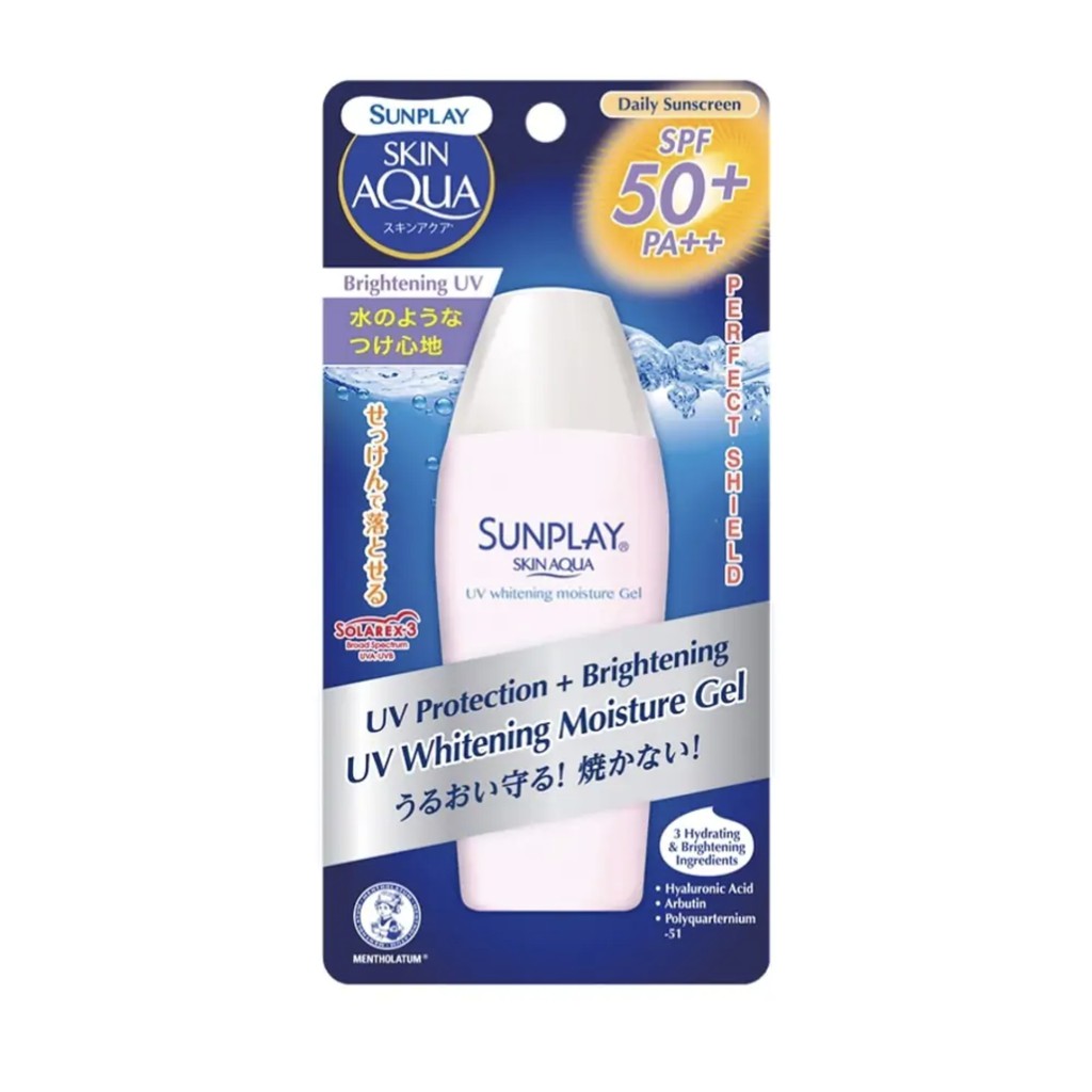 Sunplay Skin Aqua Uv Whitening Moisture Gel Spf50 80g Shopee Singapore