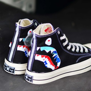 converse x bape shark