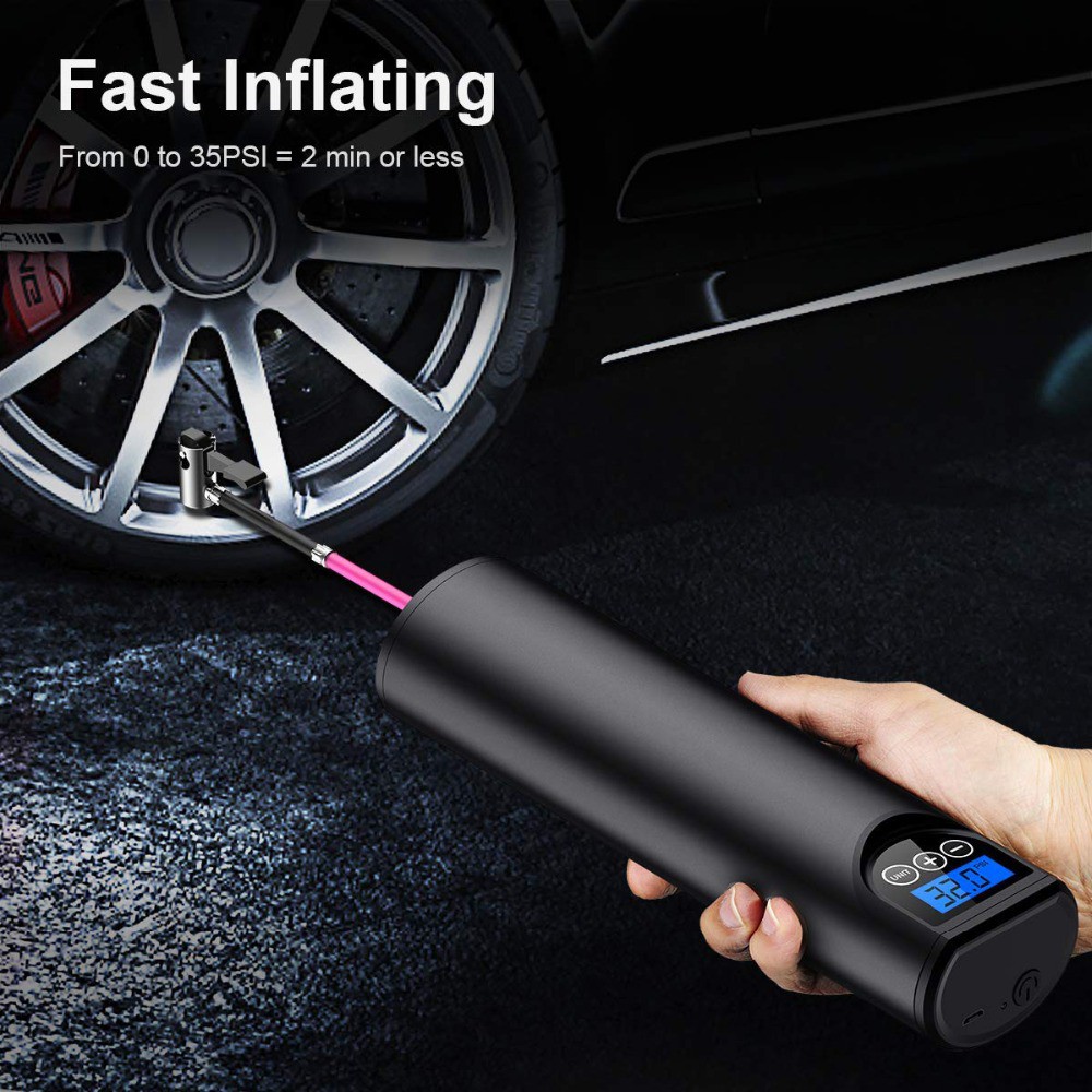 Tyre Inflator Cordless Portable 