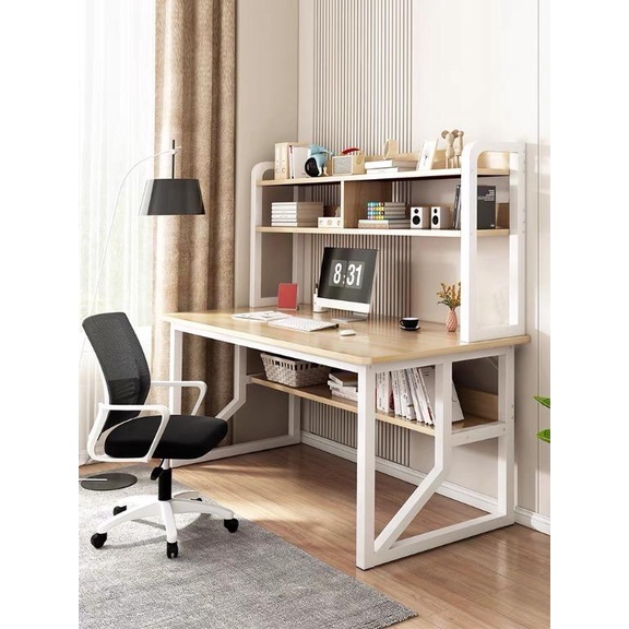Bookshelf Computer Desk Study Table Shopee Singapore