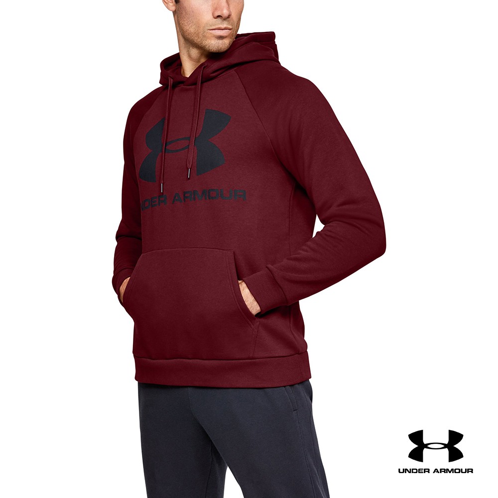 under armour rival fleece logo hoodie